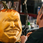 jon neill, zucche intagliate, scary monster