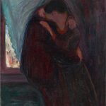 10 baci famosi nella storia dell'arte-edvard munch-il bacio con la finestra 1
