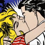 10 baci famosi nella storia dell'arte-roy lichtenstein-kissII