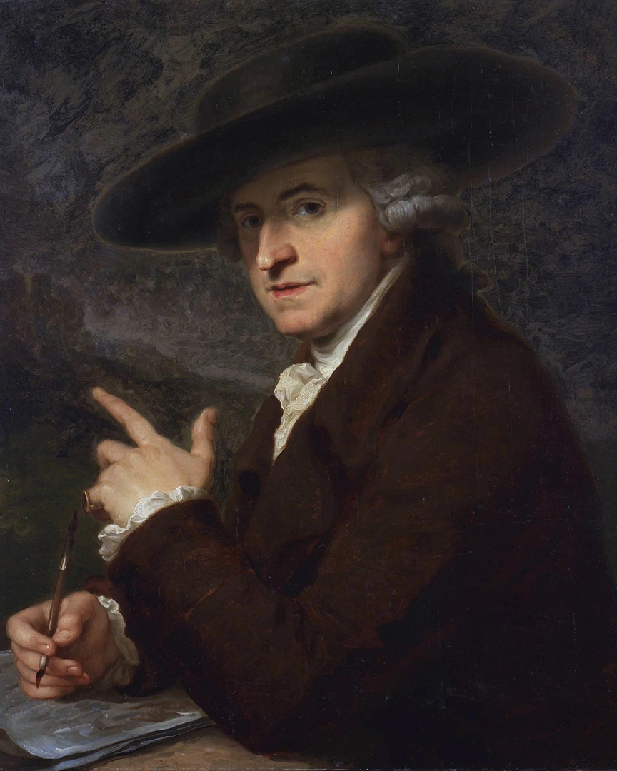 Ritratto del pittore veneziano Antonio Zucchi, marito di Angelika Kauffmann